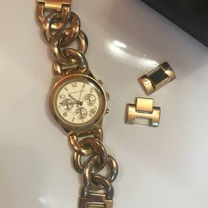 Michael Kors Runway dial twisted watch